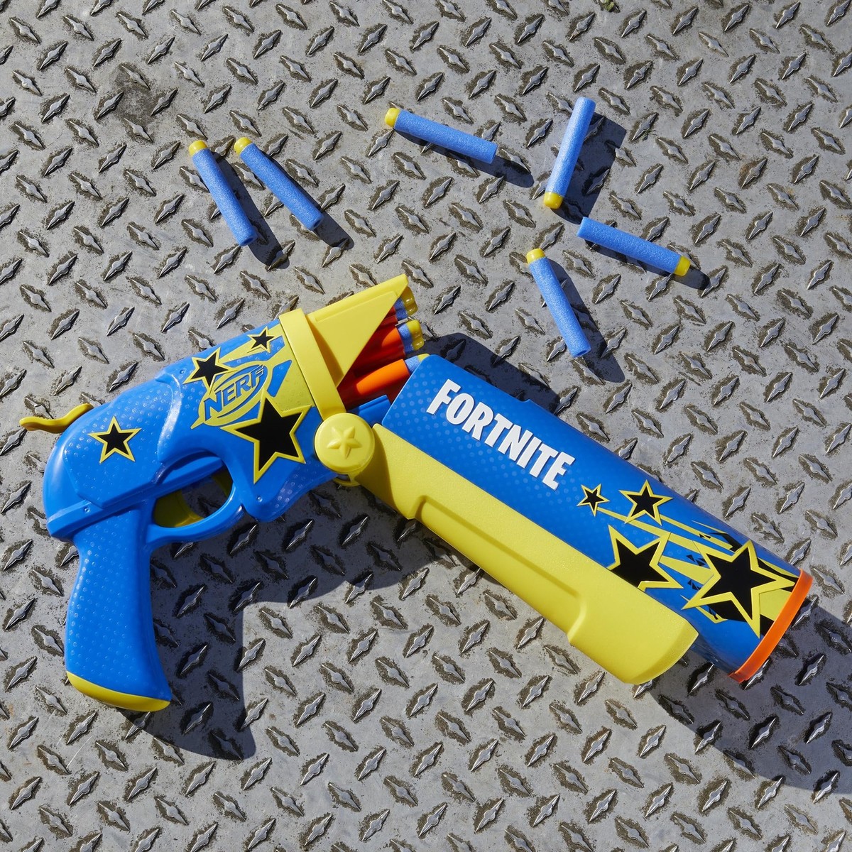 Nerf Fortnite Half Tone Hero Blaster, Bonus Code to Unlock Medium