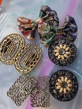 Lot of 4 Vintage Shoe Clips for Women's Dress Pumps