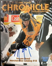 Joe Thornton Autographed Spring/Summer 2003 The Pond Chronicle Magazine