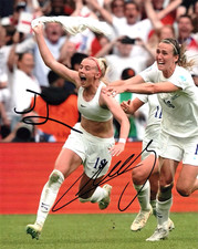 England Chloe Kelly Jill Scott Autographed Signed 8x10 Photo COA #1