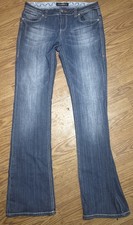 Cello Jeans Womens Size 11 Blue Bootcut Bling Rhinestone Back Pockets