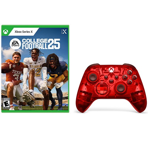 Xbox Wireless Controller Pulse Cipher Special Edition + College Football 25 Stan - Picture 1 of 1