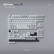 PBTFans Lucy R2 PBT Keycaps For Mechanical Keyboard - Base Kit + Space bars