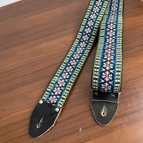 Rare Gibson Guitar Strap Vintage Stylish design accessories Comfort E278