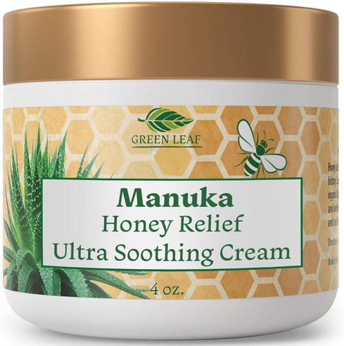 - Manuka Honey Face Cream - 4oz - Aloe Vera - Jojoba Oil Infused - Body Cream...
