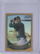 2013 Bowman Chrome Minis Gold Refractor 38/50 Renato Nunez #198 7i2