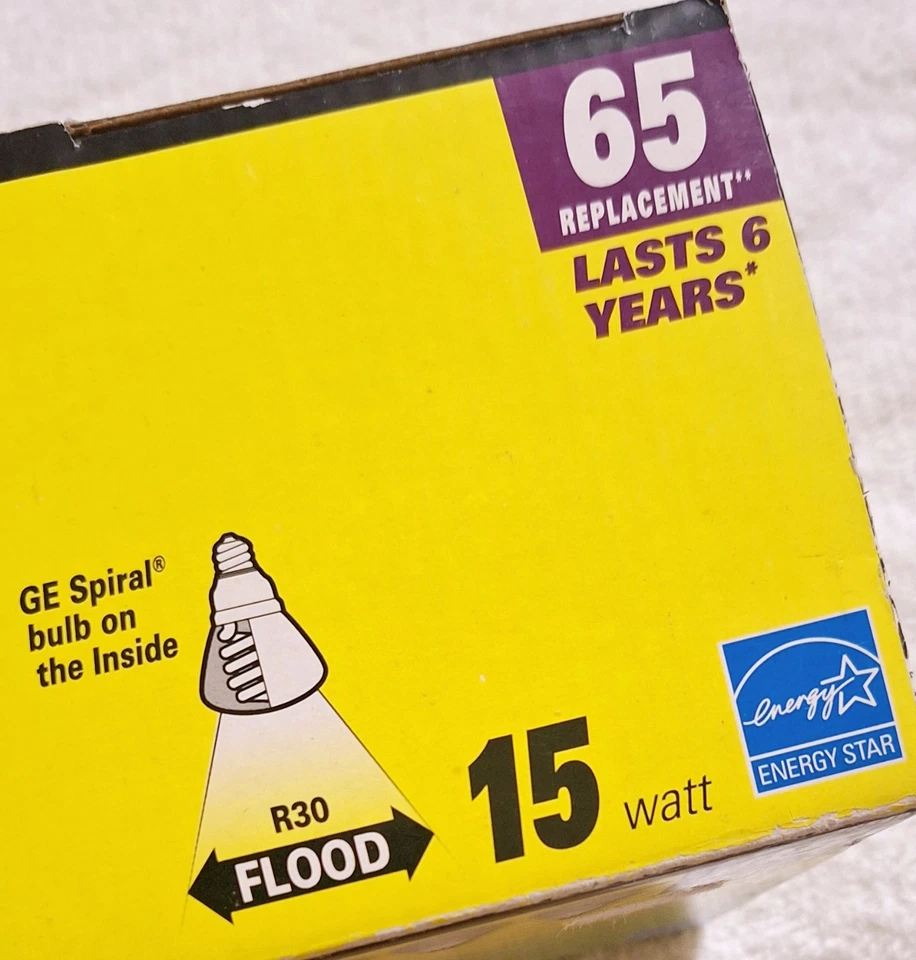 15 Watt GE Energy Smart Flood Light R30~3 Pack - Image 4 of 4