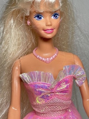 1995 Barbie Shampoo Magic Foam N Color Doll W Original Dress