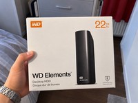 WD Elements 22TB Desktop External HDD USB-A 5Gbps Brand New Sealed