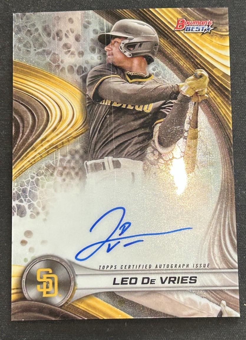 Leo De Vries 2024 Bowman’s Best Auto B24-LD 🔥 San Diego Padres