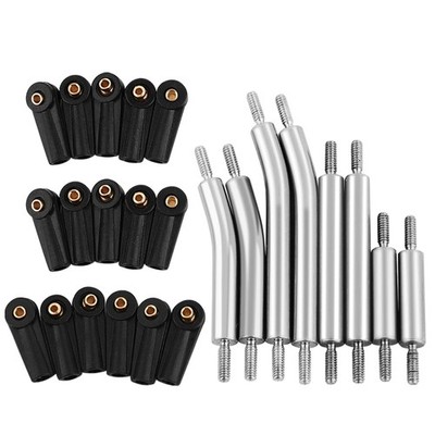 High Clearance 4 Links Set Stainless Steel Linkage kit for Base Camp Axial SC...