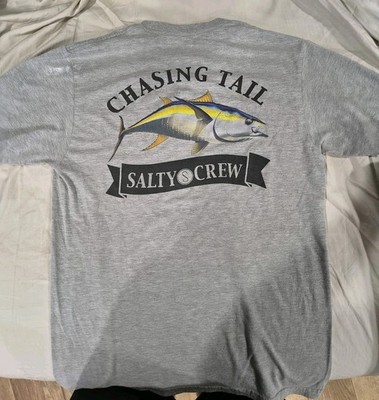 Salty Crew Chasing Tail T-shirt Gray MEDIUM