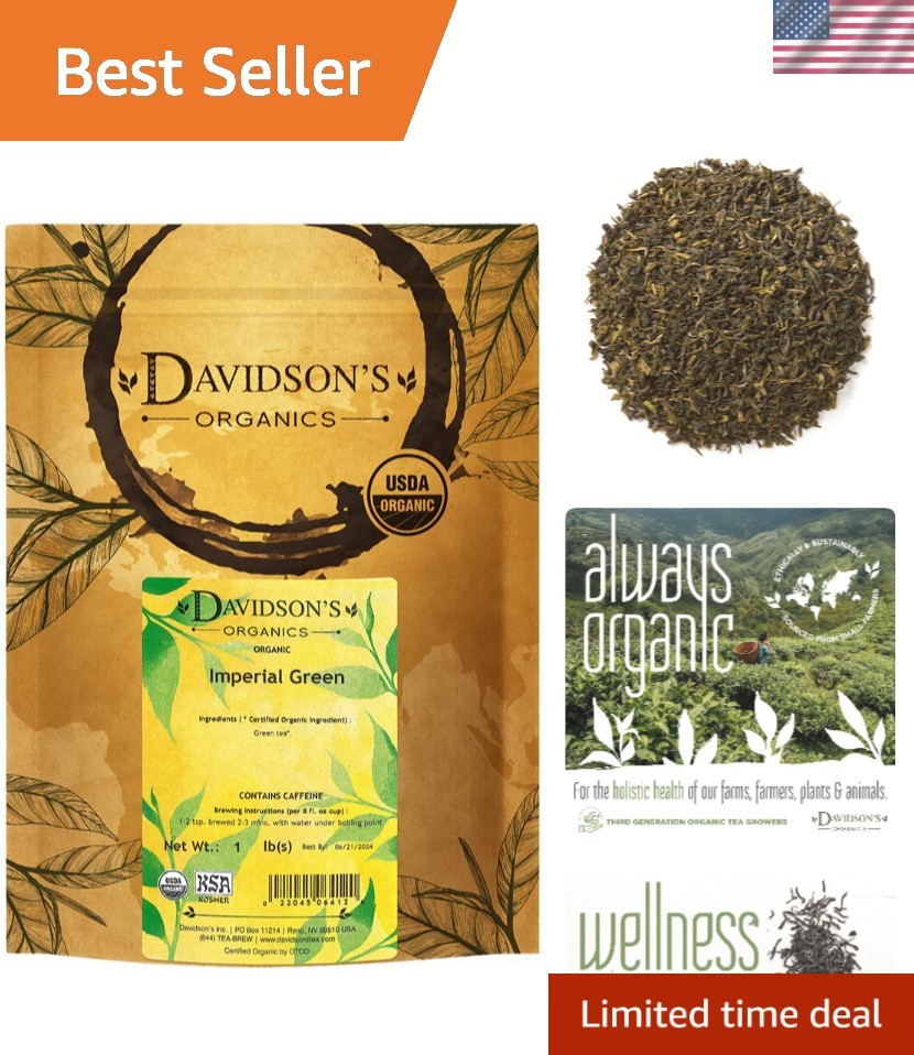 Bulk, Imperial Green Tea, 16-ounce Bag