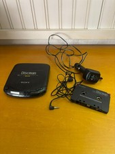 Vintage Sony Portable Discman Mega Bass CD Player Handheld D-132CK w/acc. untest