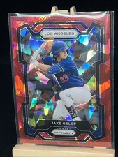 Jake Gelof #41 Red Ice Prizm (RC)  2024 Panini Prizm