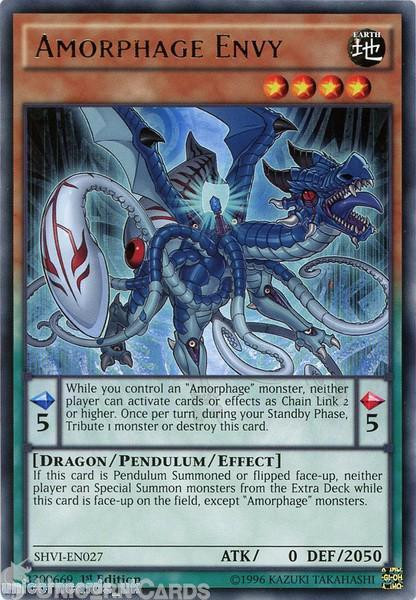 SHVI-EN027 Amorphage Envy Rare 1st Edition Mint YuGiOh Card