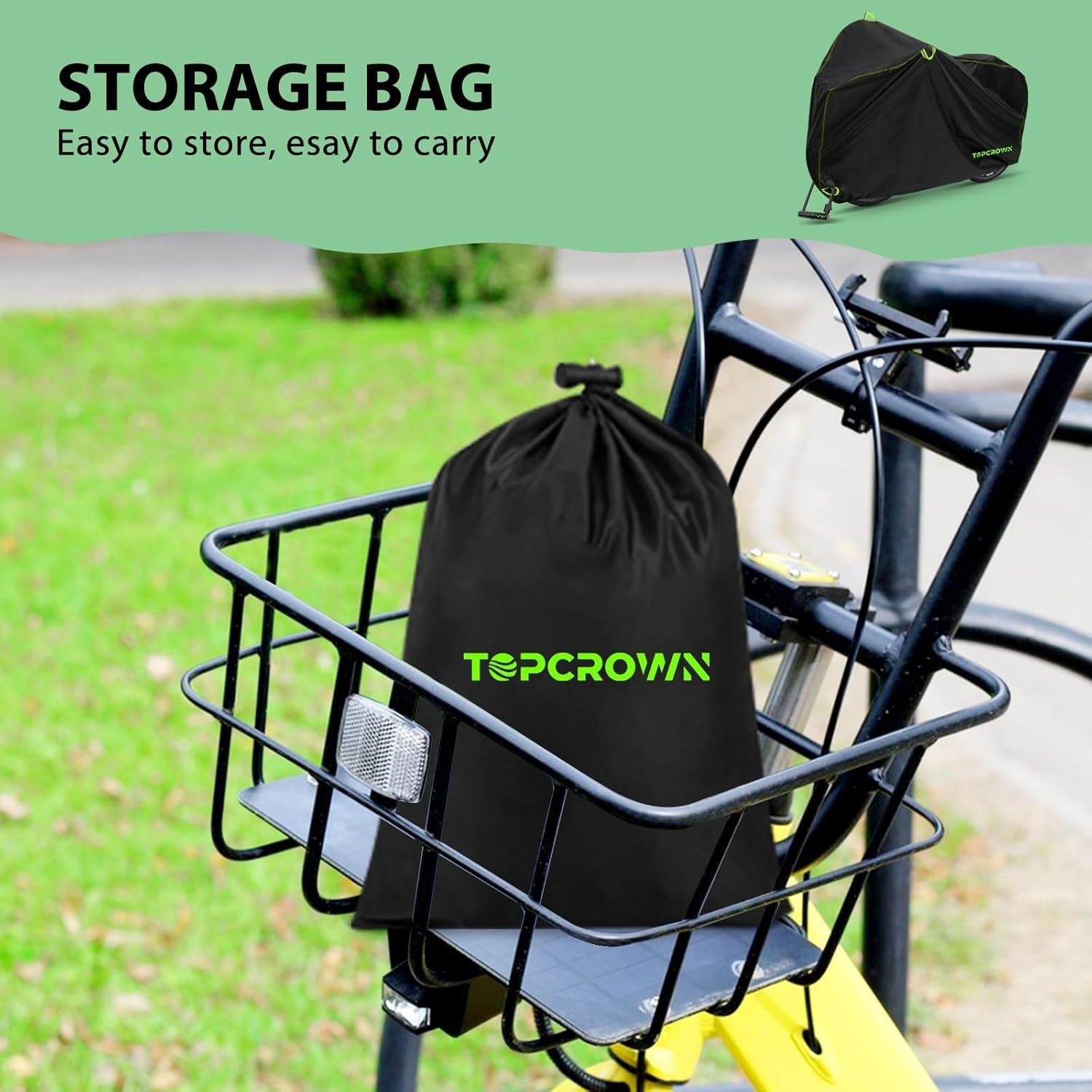 Bike Cover Waterproof Outdoor Storage for 1/2/3 Bikes, Bicycle Cover Rain Sun...