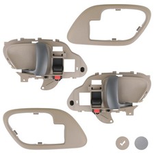 APPERFiT Interior Door Handle w/Bezel Kit Tan Compatible with 1995-2002 Tan
