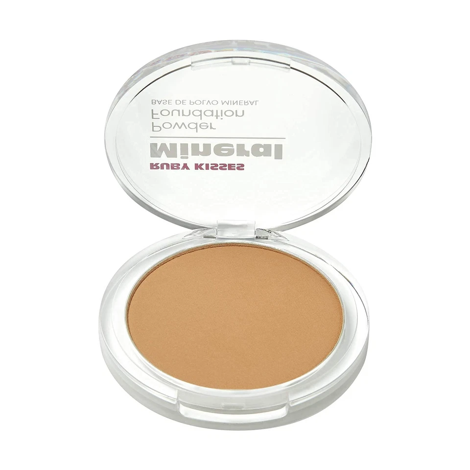Ruby Kisses Pure Mineral Powder Foundation 0.35 Ounce Caramel Natural Finish - Image 2 of 4