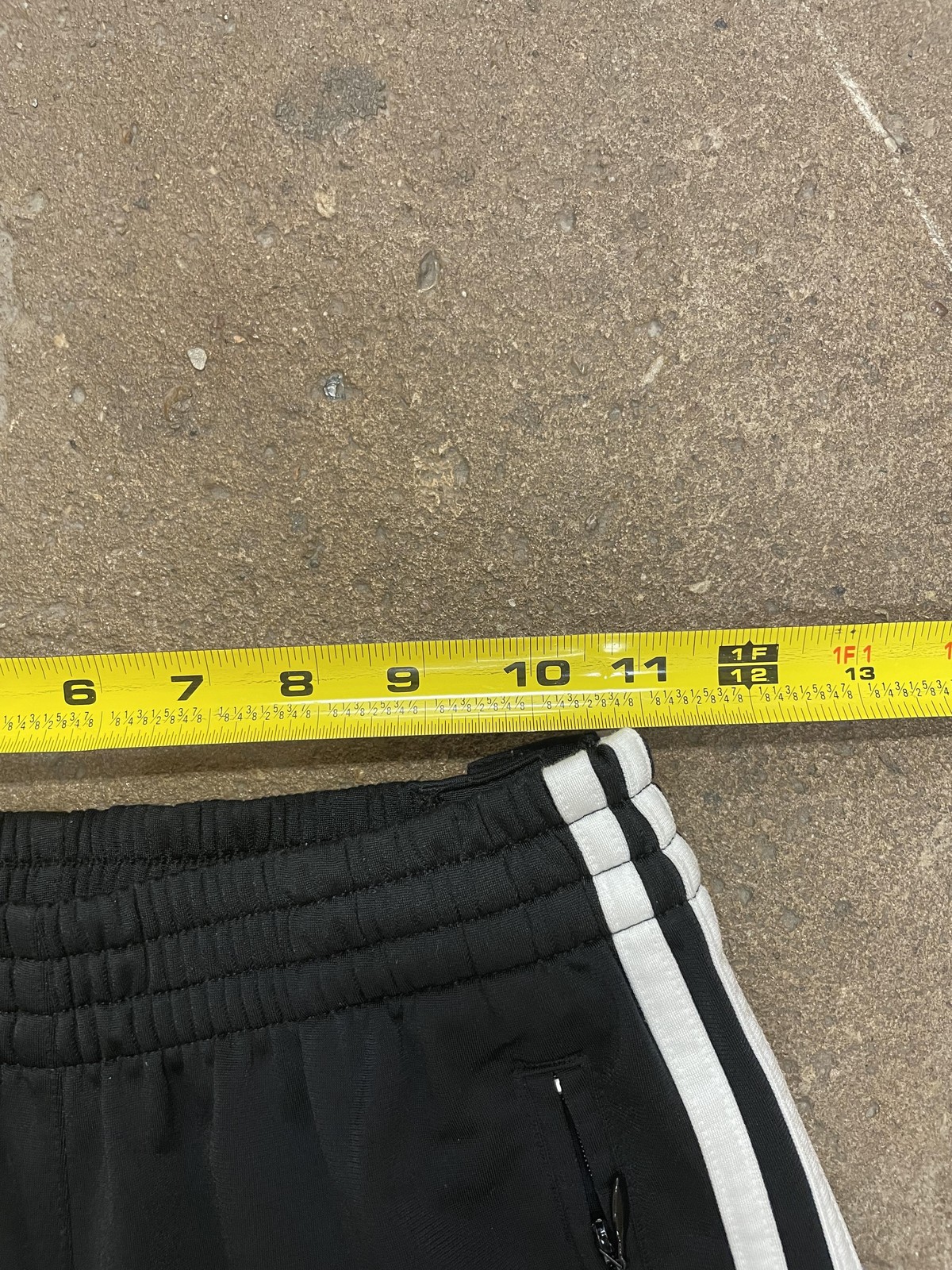 Adidas Track Pants Teens XS Black Snap Tear Away 3-Stripes Zip Pockets Athletic thumbnail 15