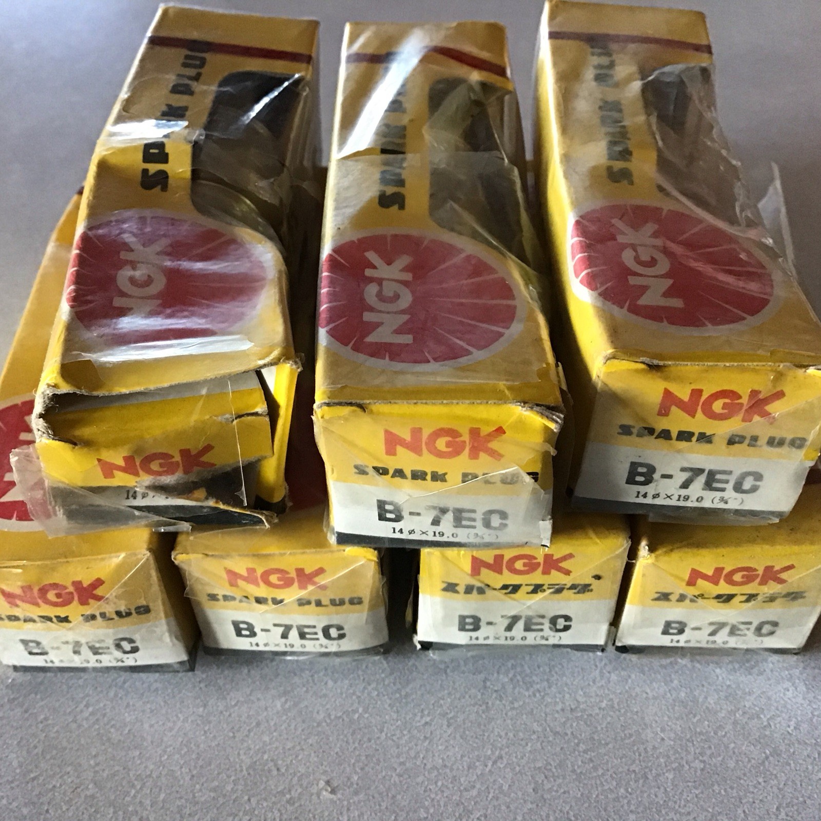 7 NGK Spark Plug NOS B-7EC