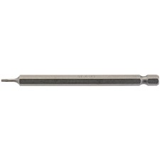 Draper T6 Torx Star ScrewdriverBit 1/4" Hex 100mm Long (Pack of 1) 66905