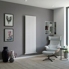 Ximax Vertirad White Vertical Designer Radiator 595x1800mm Panel 3901BTU Heating