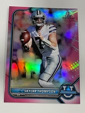 2021-22 Bowman University Football Chrome Pink - Skylar Thompson - Kansas State