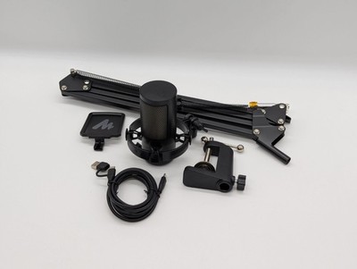Maono DGM20 Gaming Mikrofon USB-C Kabelgebunden Mic RGB mit Auslegerarm Ständer für PC PS5