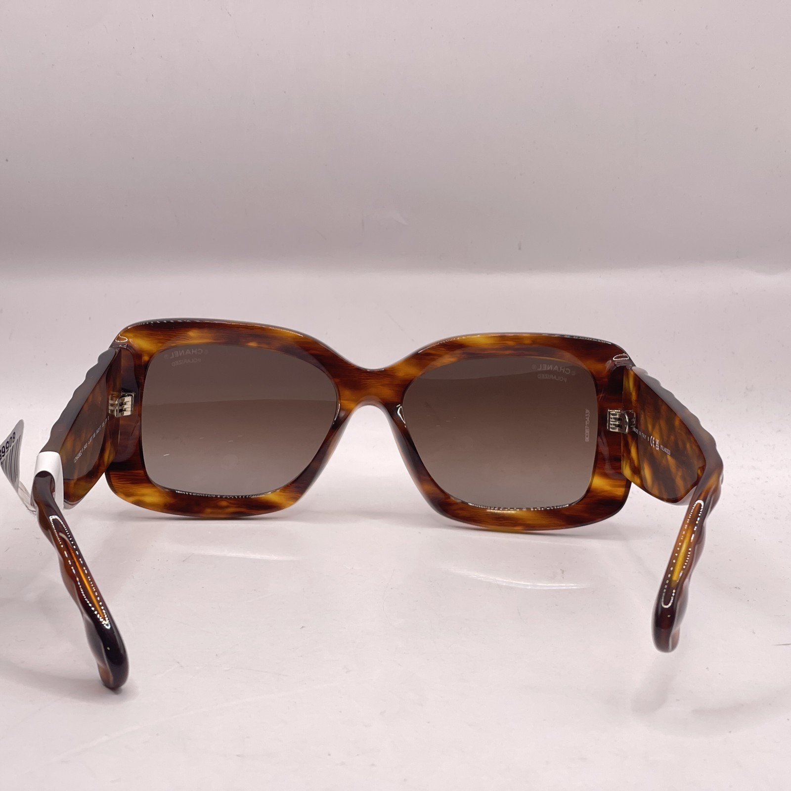 Chanel Womens Thick Rectangle Gradient Polarized … - image 8