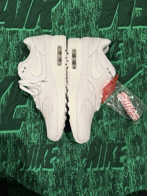Supreme Nike Air Max 1 '87 SP - Size 9 - White - HF8813-100 - NEW
