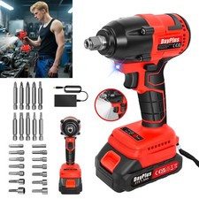 2000NM High Torque Impact Wrench Brushless Cordless Battery Impact Gun Kit NEW!