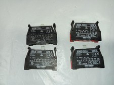 Allen-Bradley 800E-3X01 Ser A Contact Block 1NC 22mm 690V AC 10A Screw LOT OF 4
