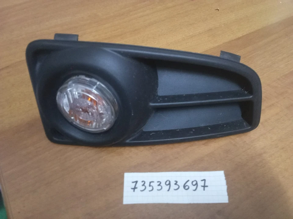 GRIGLIA DESTRA PARAURTI ANTERIORE ALLOGGIO FENDI FIAT PANDA 169 4X4 - 735393697 Foto 3 de 4