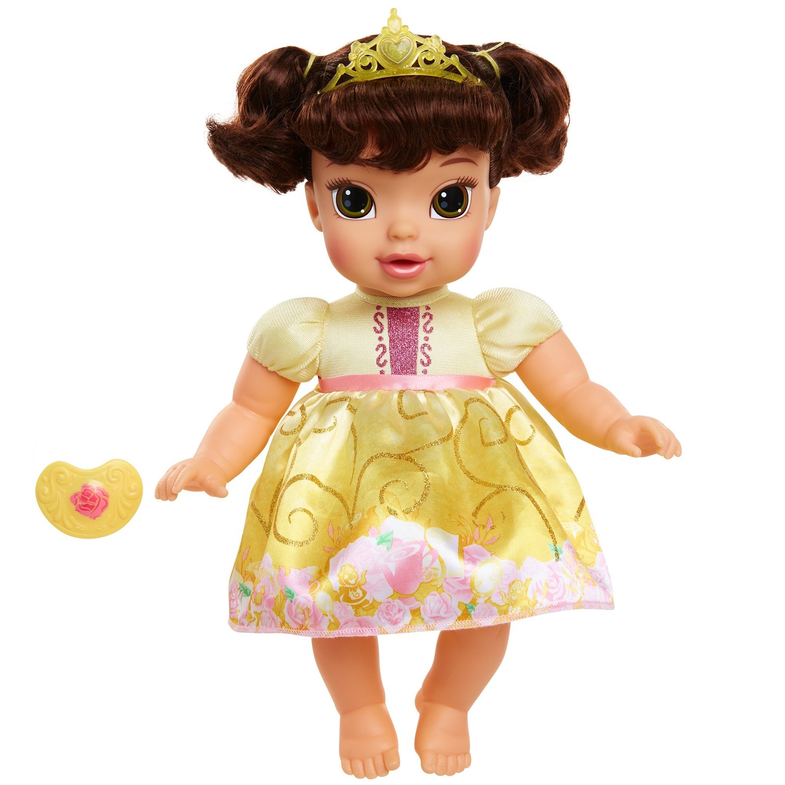 Disney Princess Deluxe Baby Belle Doll With Pacifier, Baby D