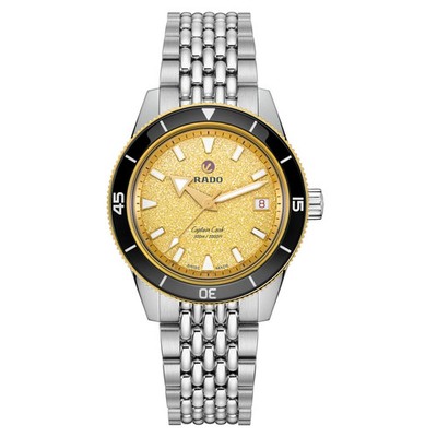Rado Captain Cook 39mm Gold Dial Stainless Steel Watch R32223258