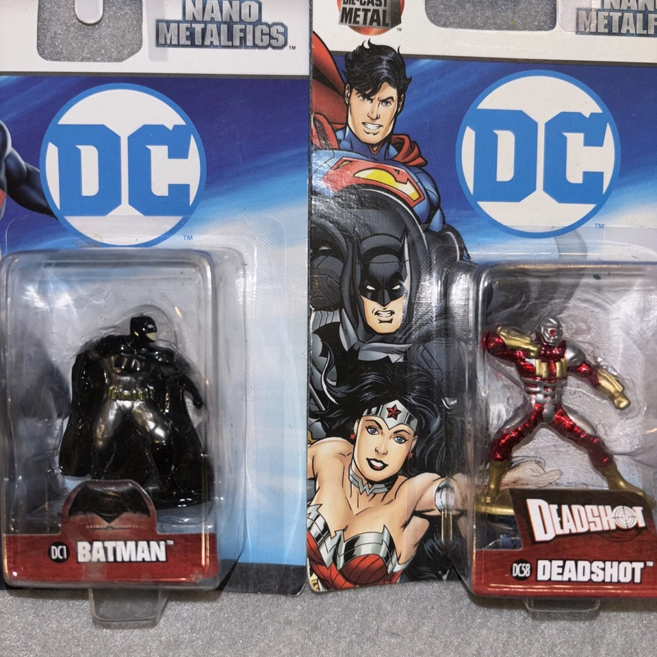 Lote de 6 DC Nano Metalfigs Batman, Deadshot, Flash, Freeze y Superman  Foto 3 de 4