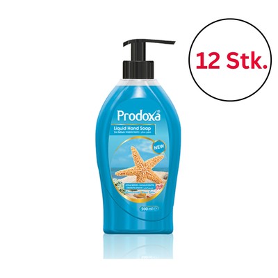(2,33 EUR/l) Flüssigseife Handseife 12x 500 ml | Seife mit Meeresduft