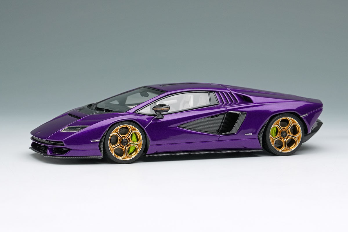 EIDOLON 1/43 Lamborghini Countach LPI 800-4 2022 Viola Pasifae EM740E