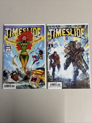 Timeslide Marvel #1A And #1B Covers. NM/NM+ 2024