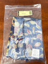 Longaberger Medium Market Basket Liner ONLY Early Harvest Blue New 20559269