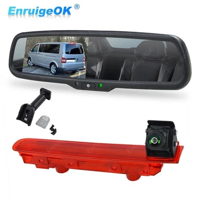 Caméra de recul pour VW Transporter T5/T6 kit de feux stop LED avec écran 4,3" - Photo 1/4