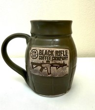 Black Rifle Coffee Co Green Grenade Mug Made In USA By Mean Mugs Pottery