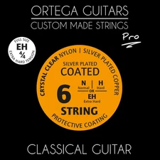Ortega Guitars Pro - Classical Guitar Strings Set - Extra Hard Tension (NYP44EH)
