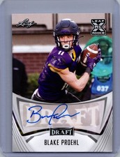 2021 Leaf Draft #BA-BP1 Blake Proehl Autographs