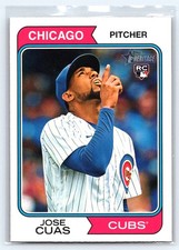 2023 Topps Heritage #553 Jose Cuas RC - Chicago Cubs