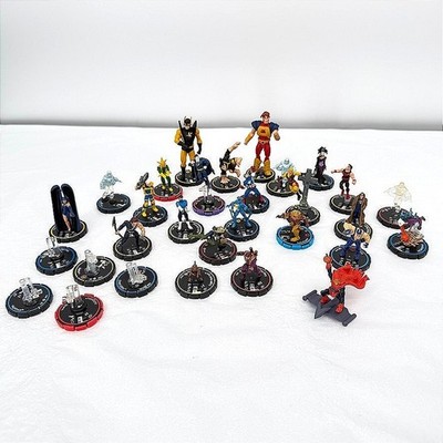 WizKids HeroClix Miniatures Mixed Lot Marvel DC Comics Figures Game Pcs NO CARDS