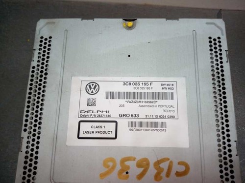 3C8035195F AUDIOSYSTEM / RADIO-CD / 995798 FÜR VOLKSWAGEN PASSAT LIM. 362 ADVA - Bild 4 von 10