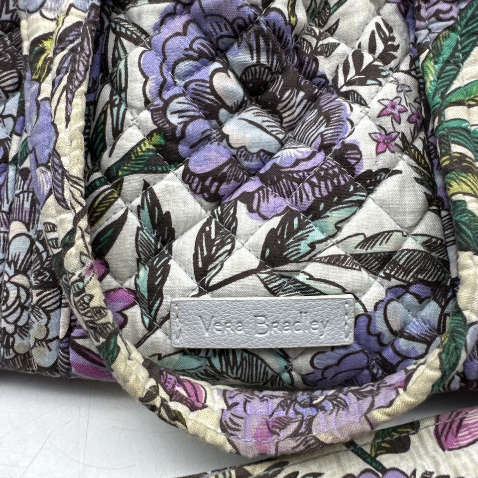 Bolso de hombro y cartera Vera Bradley púrpura floral - 9 Foto 3 de 4