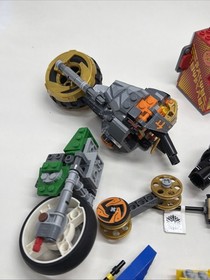 Lego Ninjago Set Parts Lot Partial Bike Car 71714 70672 Dragon Arcade Jay Cole